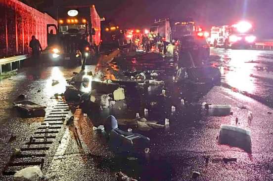 Overnight I-95 Crash Involves Five Tractor Trailers