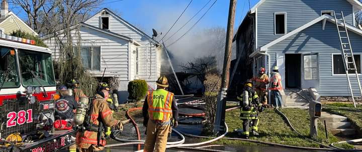 Double House Fire Reported in Rosedale