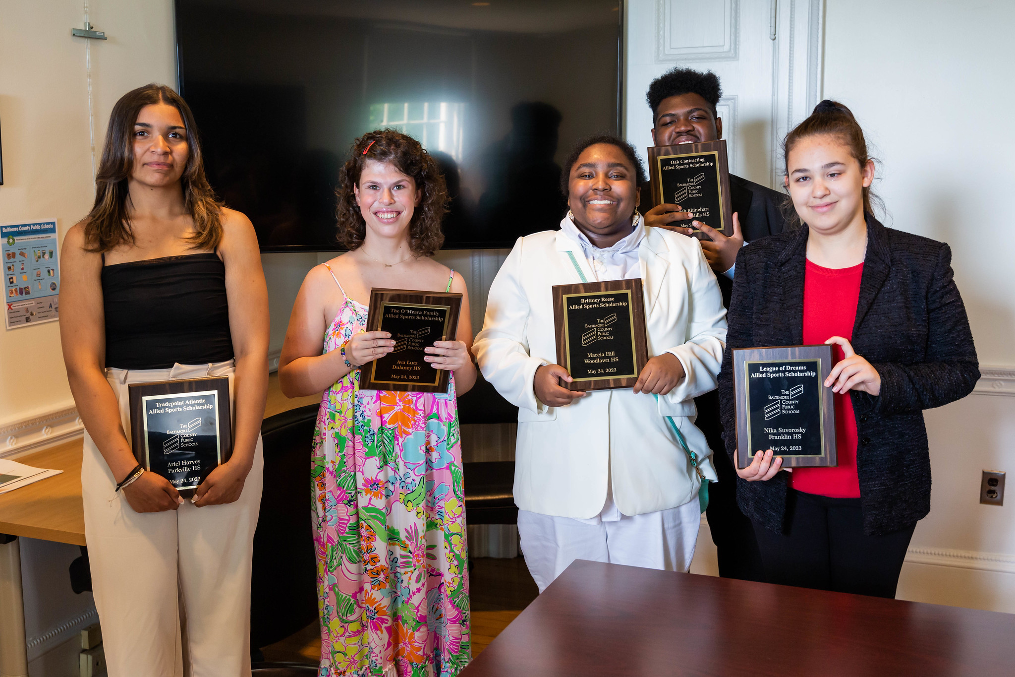 BCPS Students Received Allied Sports Scholarships