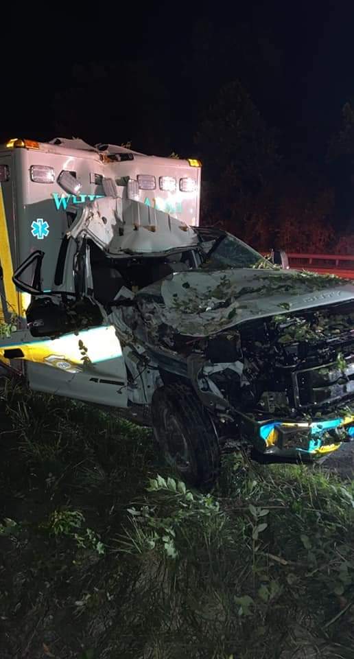 White Marsh VFC Ambulance Involved in Crash
