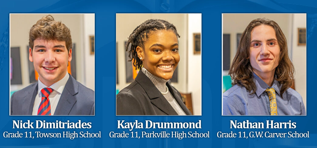 Three Finalists Named for BCPS Student Board of Education Member