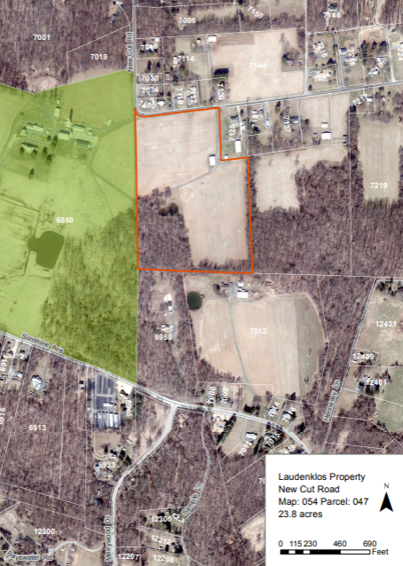 Marks: “New Cut Road Property to be Added to Preservation”