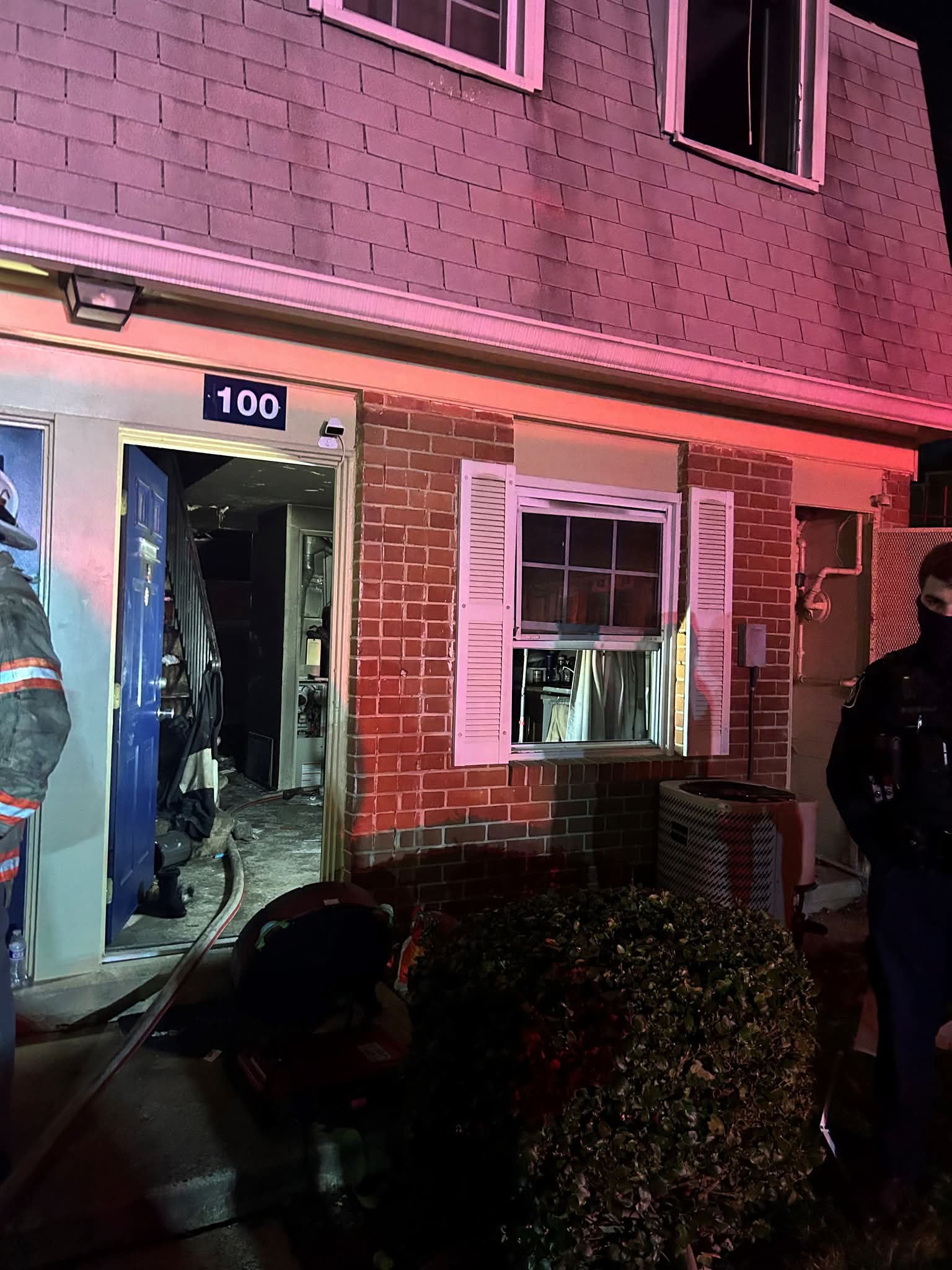 Two people injured in Parkville townhome fire