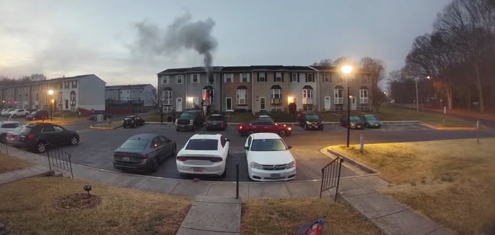 Middle River townhome fire reported on Kosoak Road