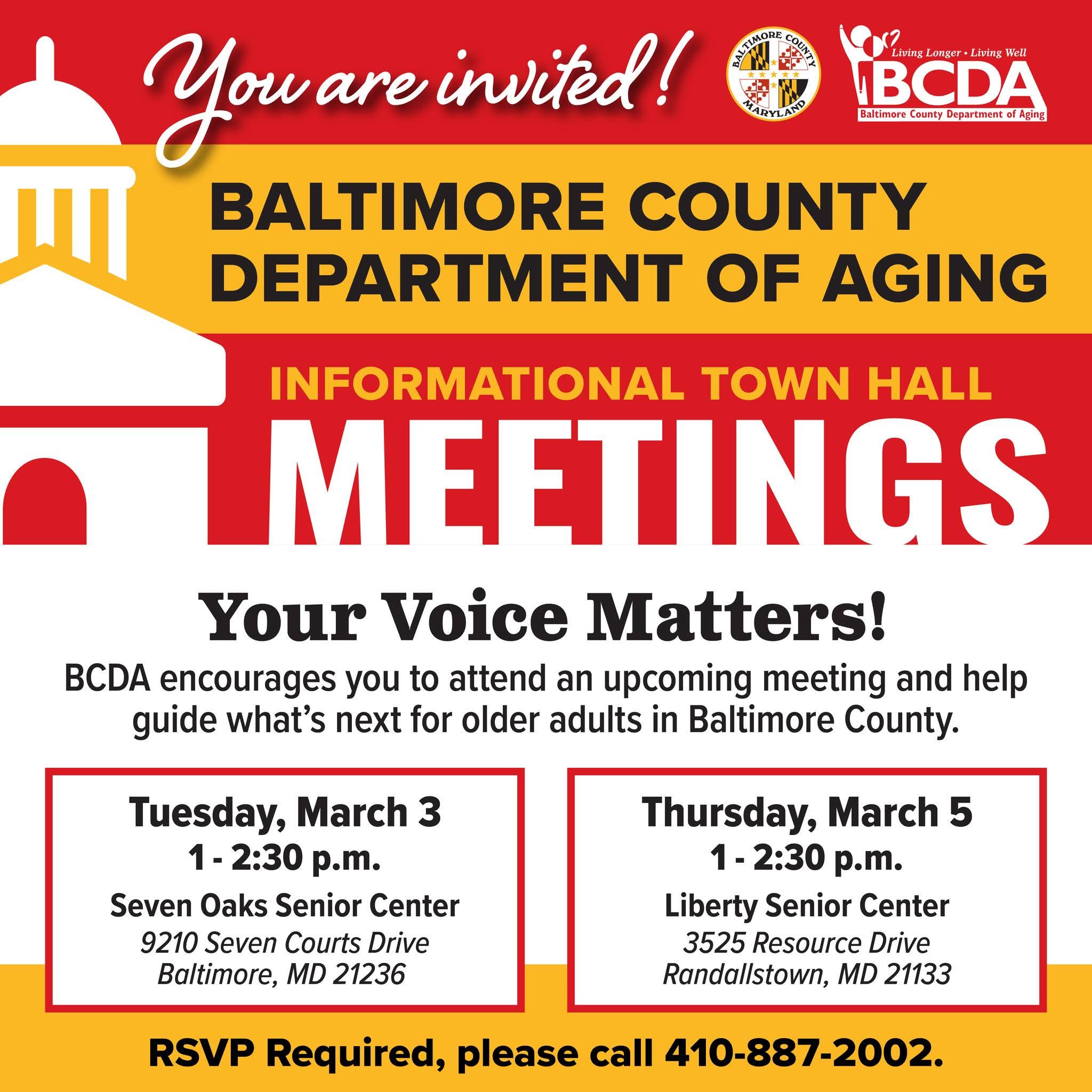 Town hall scheduled for Seven Oaks Senior Center